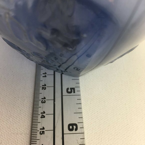 Packerware Clear Blue Butterfly Embossed Water Juice Jug With Flip Lid Handle - Picture 9 of 12